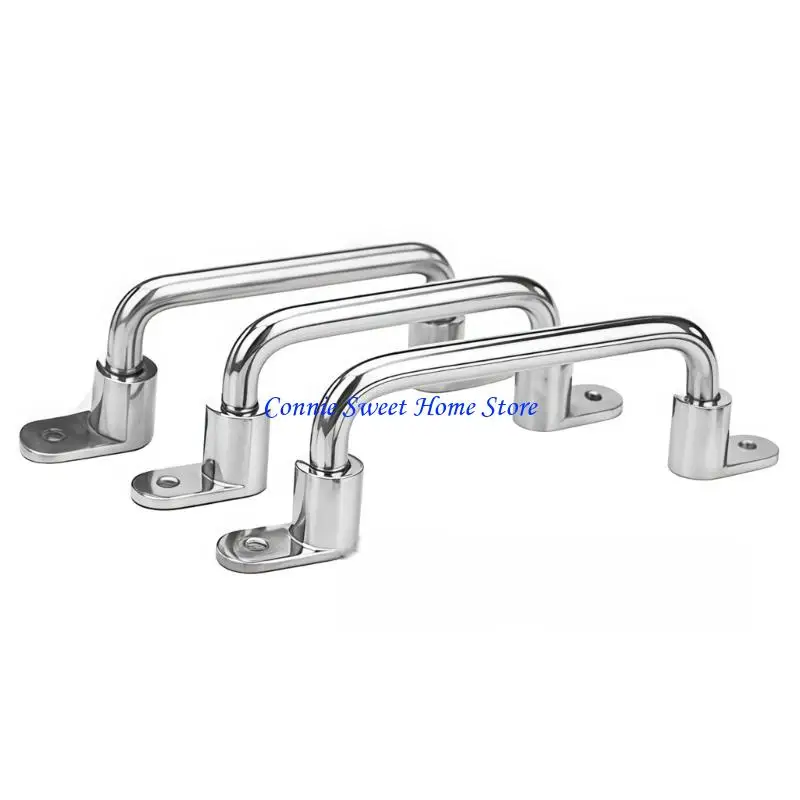 

LXAF Stainless Steel 90 Degrees Folding Door Pull Electric Cabinet Chassis Movable Handle Household Exterior Handle Hardware