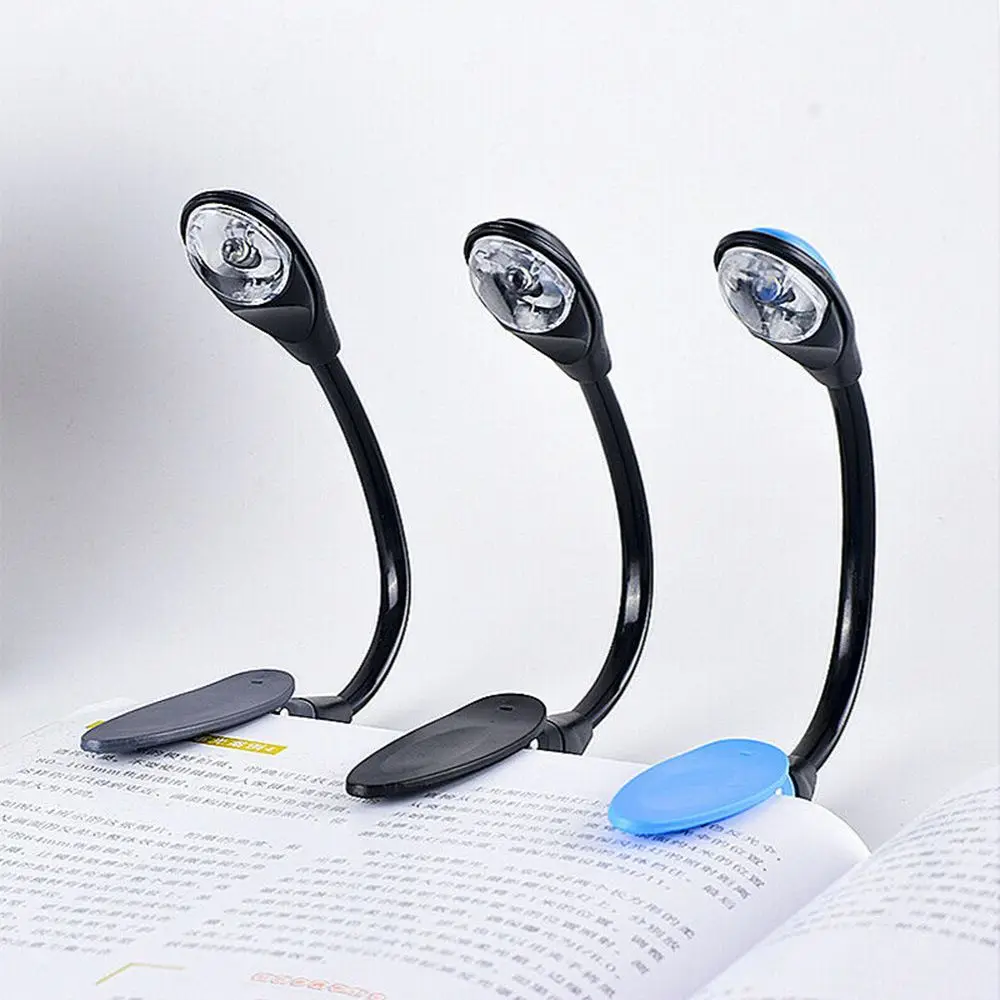 Travel Light - LED Book Light Reading Clip On Lamp Flexible Portable Desk Night