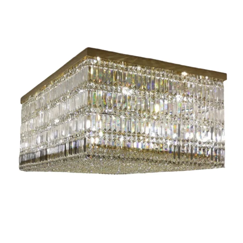 

Living room crystal ceiling lamp, simple postmodern, light luxury