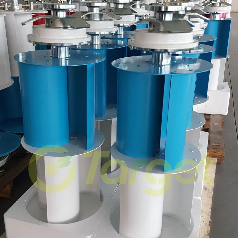 Generator 15KW Wind Turbine Vertical Axis Maglev 10000w 12000W 25000W 24V 48V With MPPT Hybrid Charge Controller For Home Use