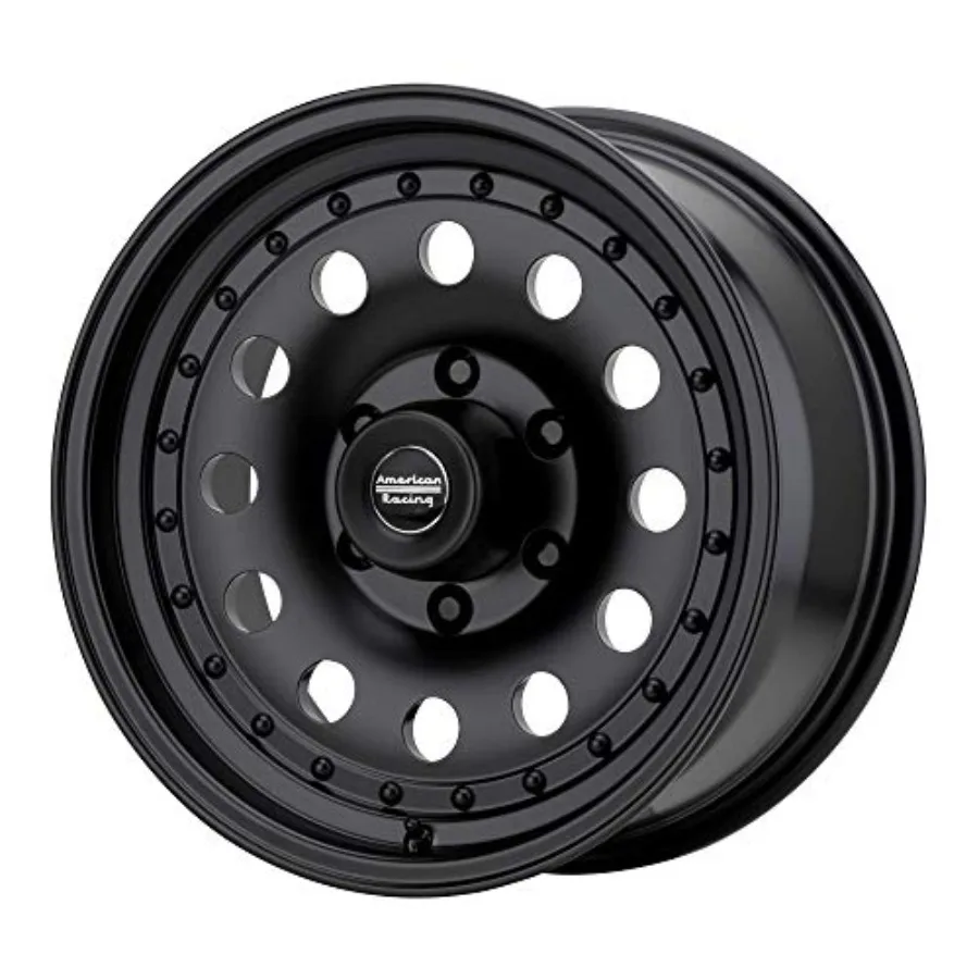 

AR62 Custom Wheel 15 x 7 6 Offset 5x139.7 Bolt Pattern 108mm Hub Satin Black Outlaw II 1PC