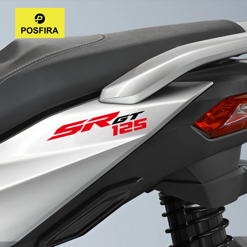 

POSFIRA Motorcycle Stickers Vinyl Decals for Aprilia SR GT 125 Accessories SRGT 125 2022-2025 2024 Scooter Graphics Logo Emblem