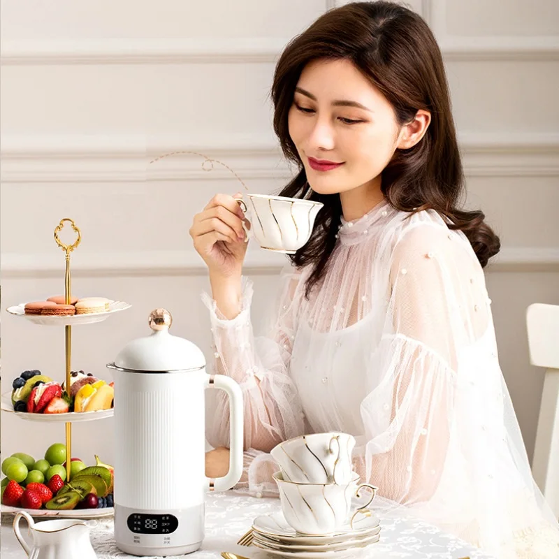 Machine à lait de soja électrique domestique, mélangeur alimentaire portable, machine à casser les murs avec fonction de synchronisation, 110 ml, 220V, 350 V