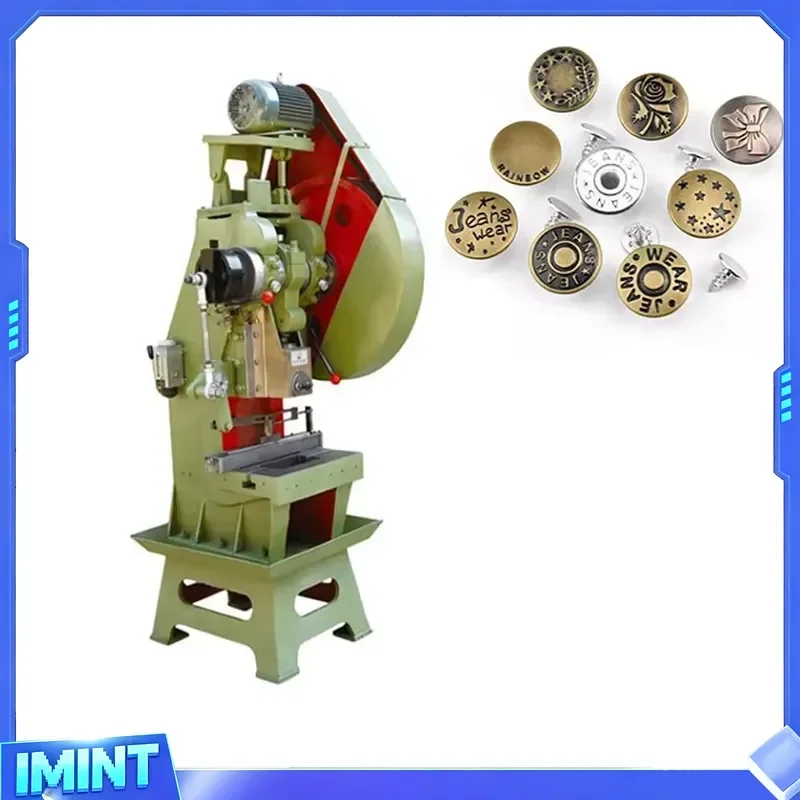 Metal Button Punching Machine Mechanical New High Precision High Productivity Motor Pump Customizable for Bulk Order