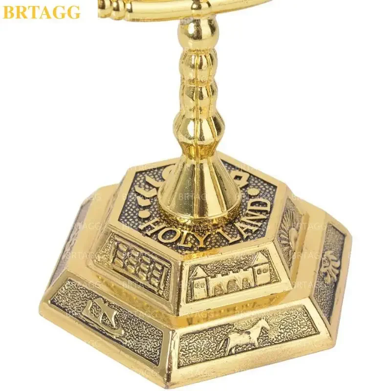 BRTAGG Menorah メノラー、ユダヤ人の燭台、イスラエルの12部族、7つの