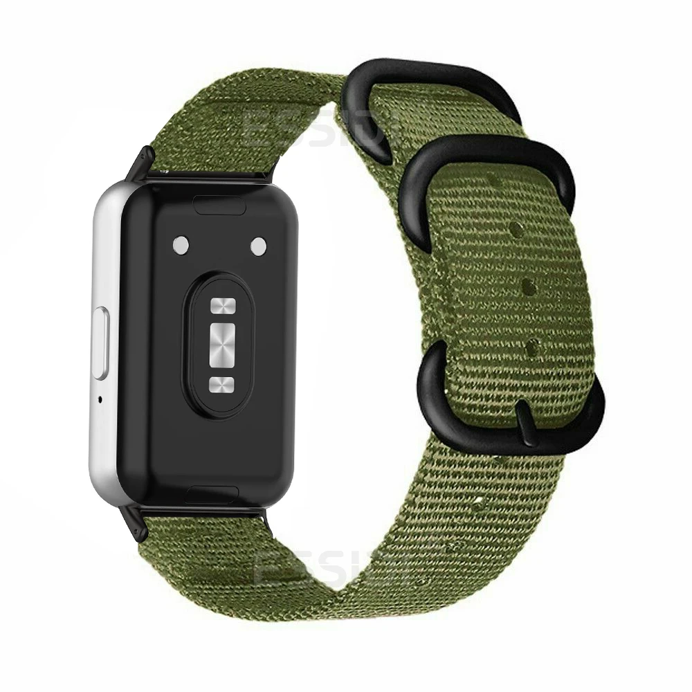 

Спортивный нейлоновый ремешок для Samsung Galaxy Watch Fit 3 R390, женский и мужской браслет, ремешок-петля для Fit 3, застежка SM-R390