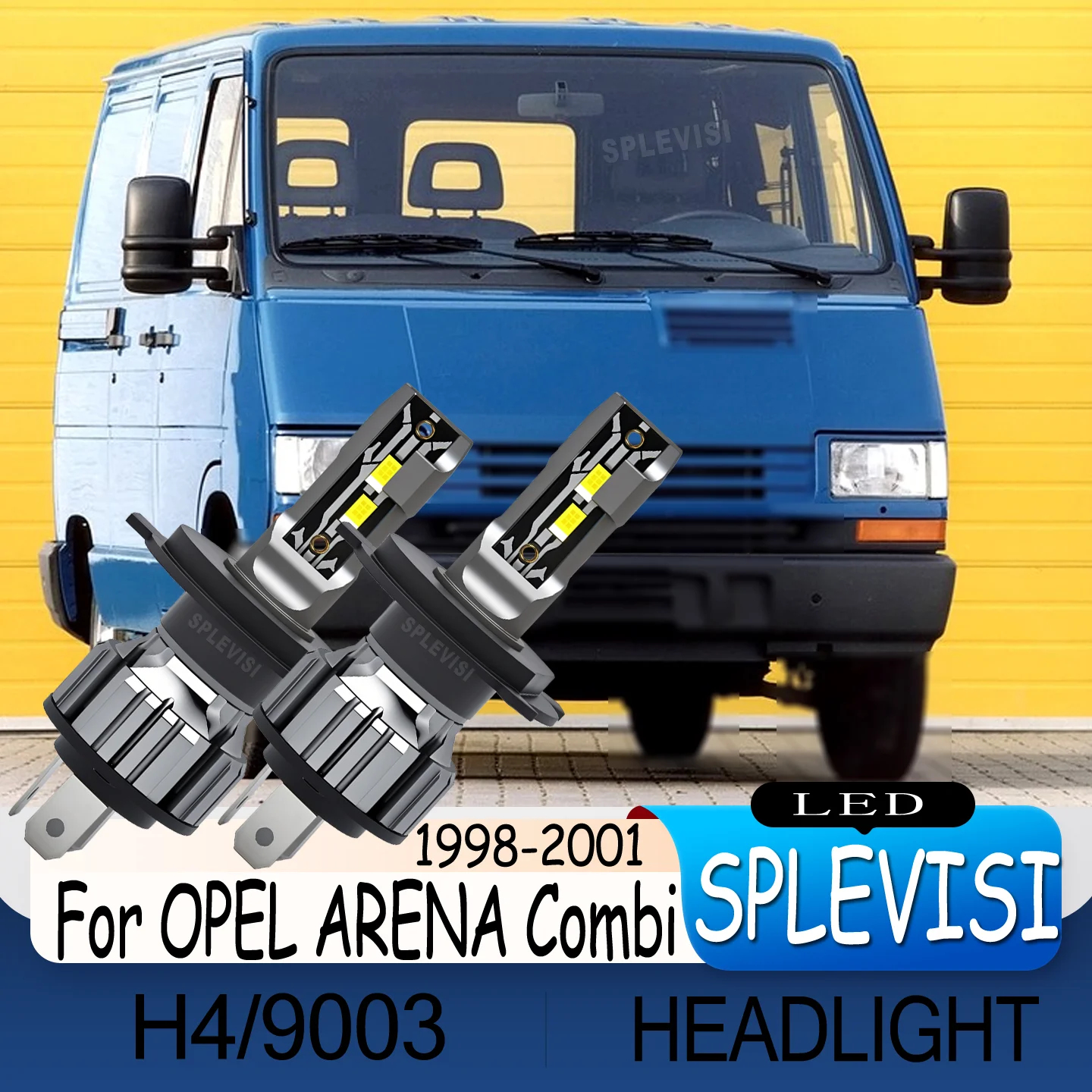 

No Dark Spots Instant On Waterproof IP68 Long Lifespan 60000+ Hours 9003 LED Headlight For OPEL ARENA Combi 1998 1999 2000 2001