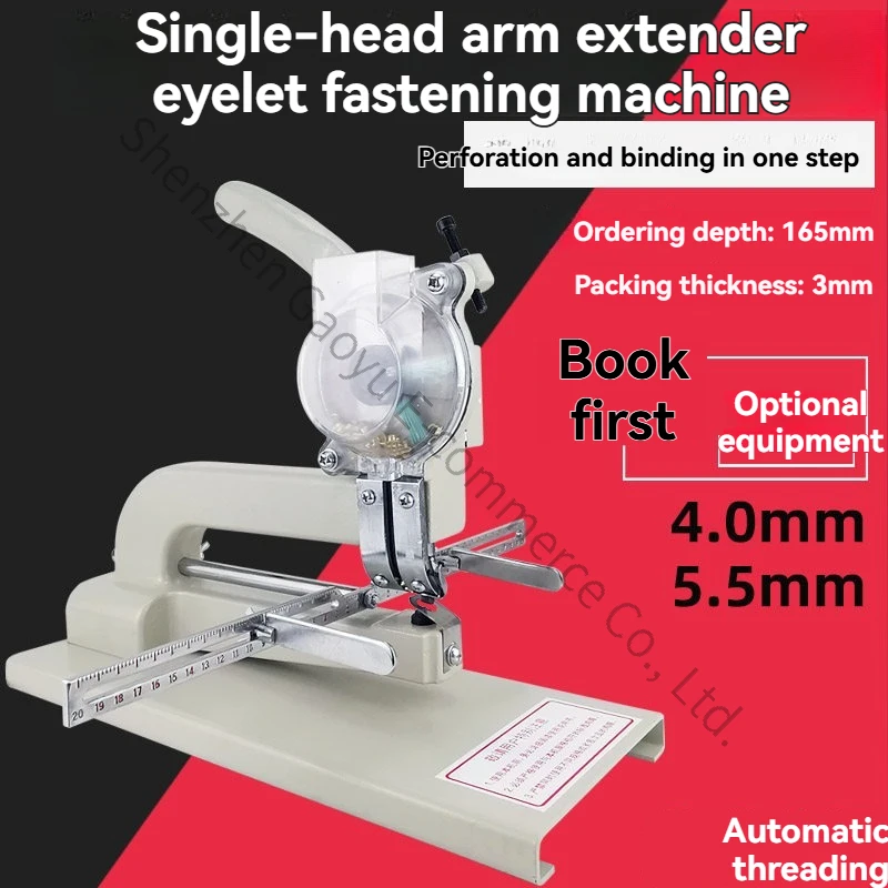 Semi-automatic Corn Machine Tag Rivet Hollow Ringless Buckle  Pneumatic Eye Machine Hand Press Machine