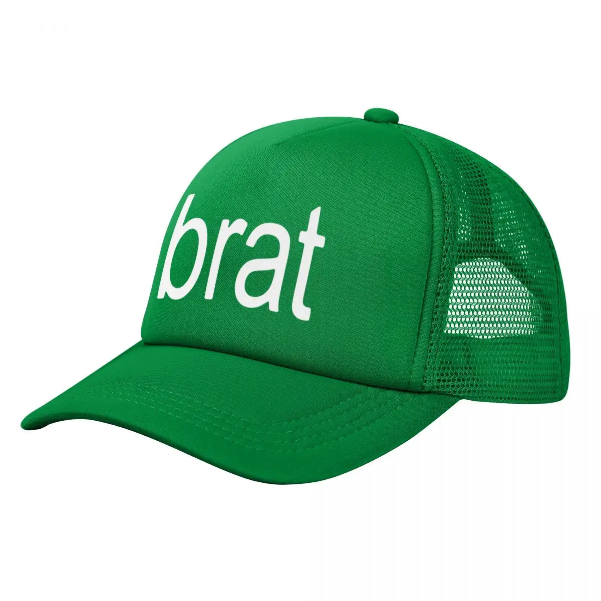 Brat Tour Charli Xcx Mesh Baseball Cap Adult Fashion Sun Hat Dad Hat Breathable Polyester Sun Caps Summer Trucker Hats