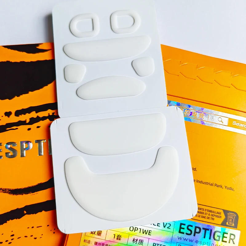 1 Pack Esports Tiger ICE V2 Mouse Skates Mouse Feet for ENDGAME GEAR OP1WE White Glides Curve Edge