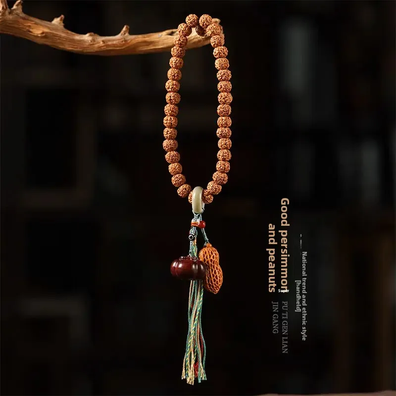 High Oil Density Burst Meat King Kong Bodhi Original Design Collection Hand-held Rosary Compilation Rope String Chanting Jewelry 3