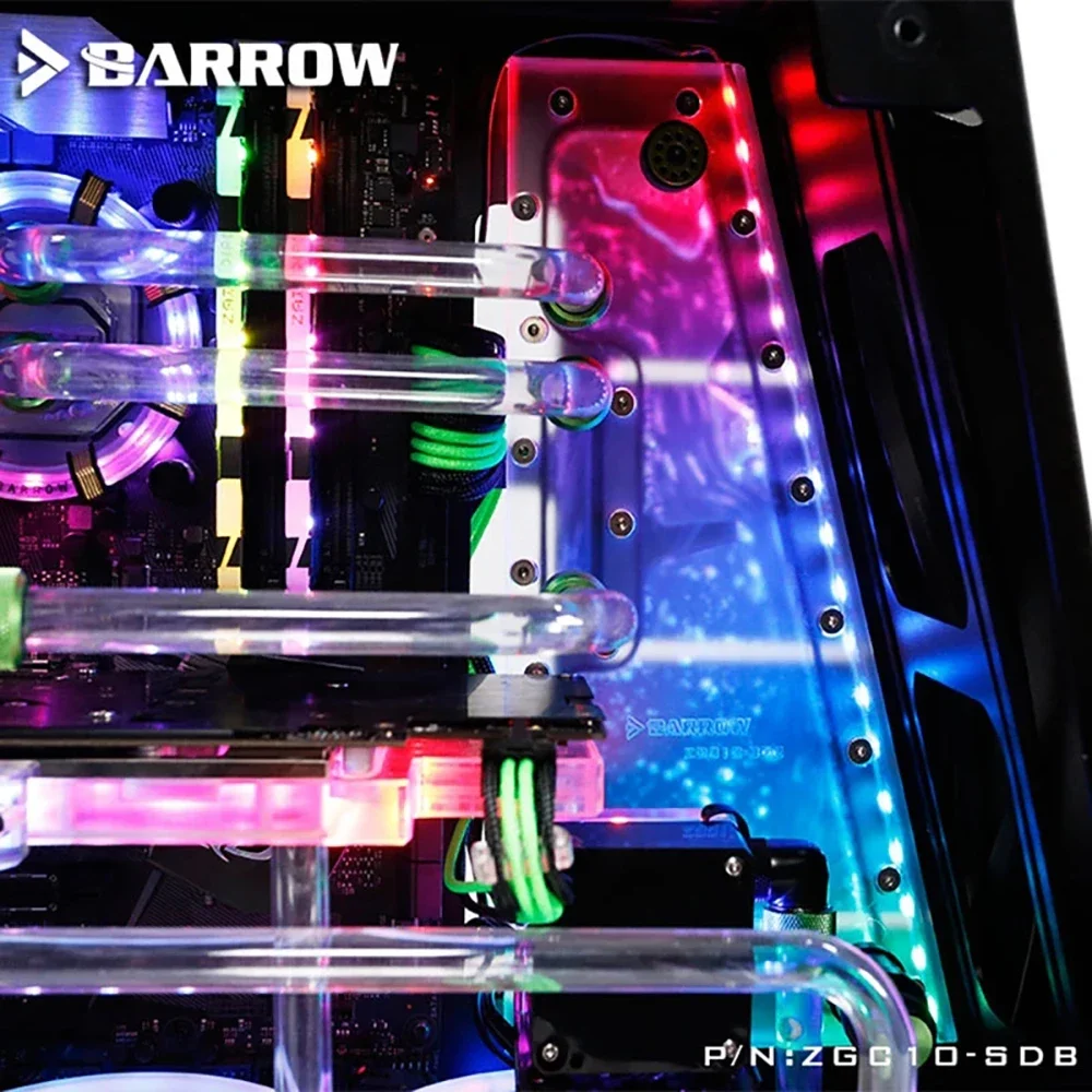 Barrow PC waterway plate Reservoir For Zeaginal ZG-10 Case, 5V ARGB 3PIN Motherboard AURA SYNC