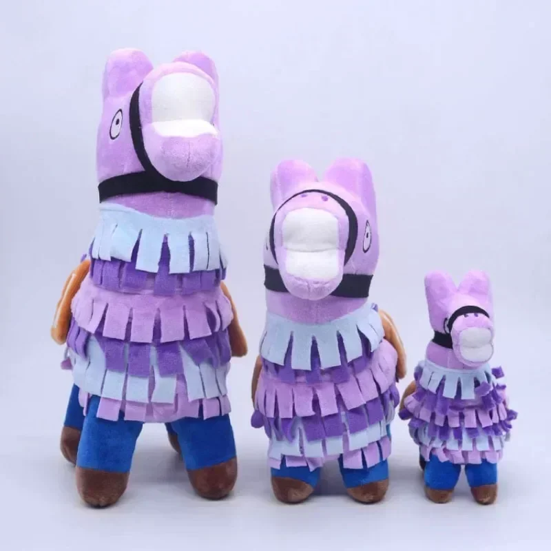 Fortnite Plush toys Game Stash Llama Pinatas Soft Alpaca Anime Figure Rainbow Horse Stuffed Toys 25cm view 3