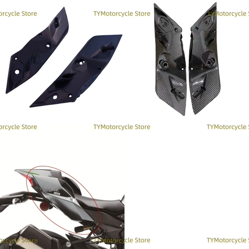 

Motorcycle Accessories Rear Tail Cover Inner Fairing Fit for Kawasaki H2 2015 2016 2017 2018 2019 2020 2021 2022 2023