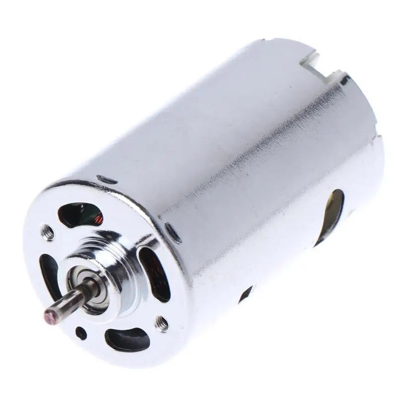 1Pcs DC 12-24V 6000-12000 RPM RS555 High Torque Micro Motor 555 Double Ball Bearing Motor DIY Electric Drill Electric Grinder