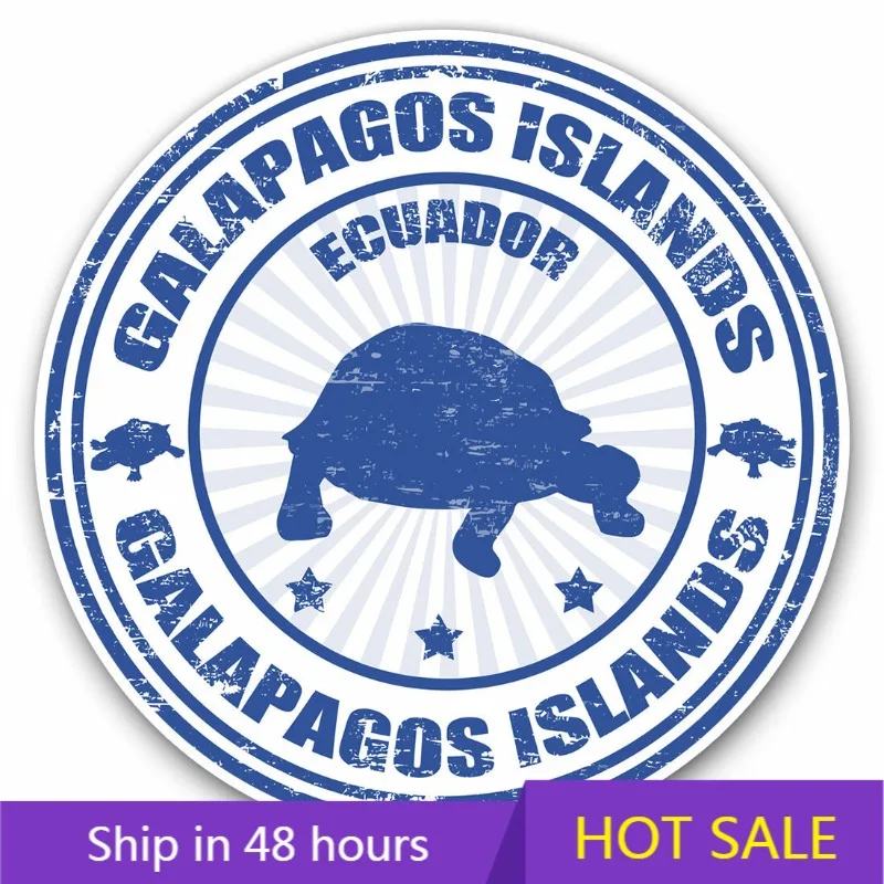 

Galapagos Islands Turtle Ecuador Vinyl Decals For Car Sticker Windshield Guitar Windows Sports Racing