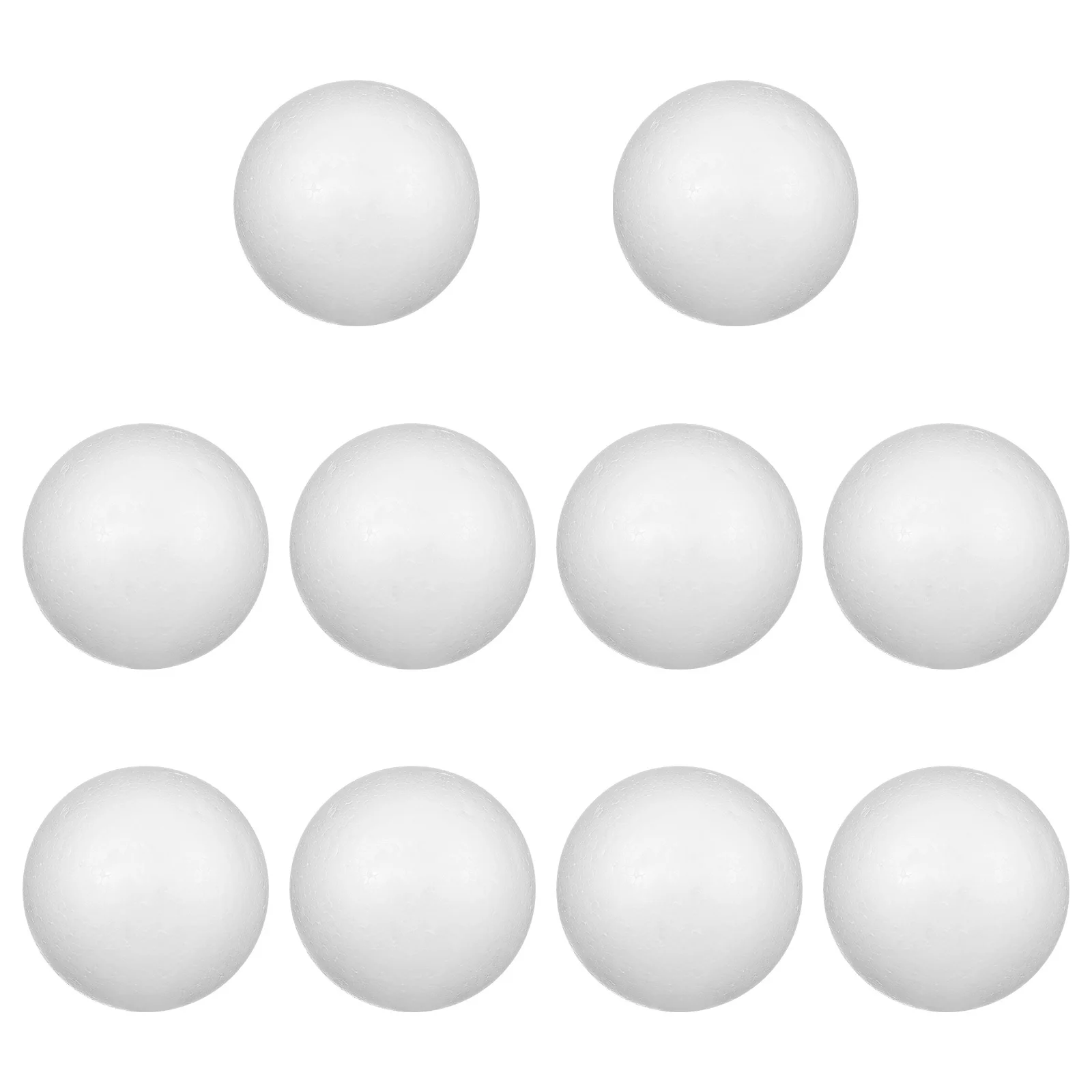 10 قطعة الأبيض 6 سنتيمتر كرات رغوة البوليسترين المجالات الحرفية الصلبة الكرة Diy بها بنفسك زينة عيد الميلاد لوازم الحفلات الجزيئية الفن الحرفية