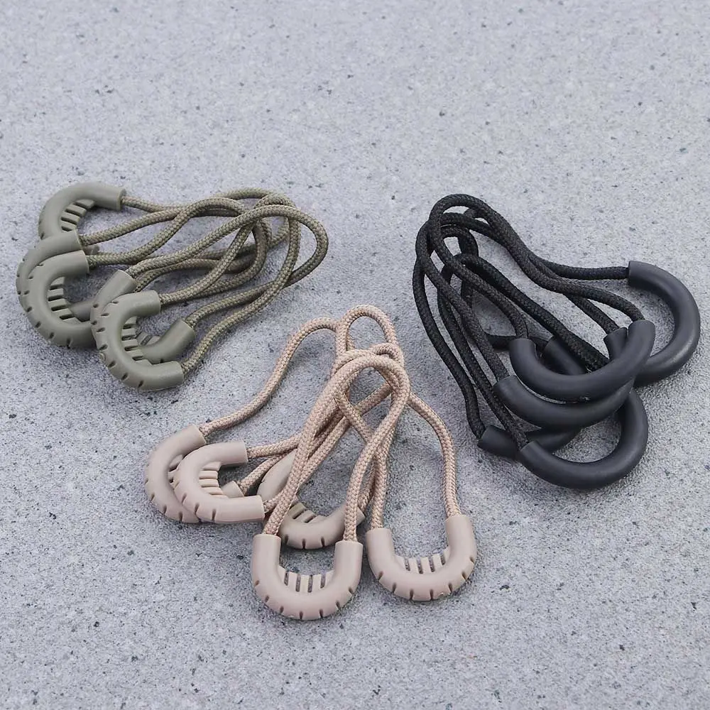 

Zip Puller DIY Clothing Bags Clip Buckle Anti-theft Zipper Ropes Zipper Longer Tail EDC Zipper Rope Zipper Pulls Cord