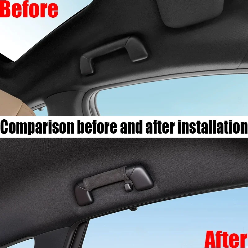 For Lexus ES 350h 350e 500e 2026 2027 Magnetic Car Roof Grab Handle Protective Cover Interior Trim Decoration Accessories 2