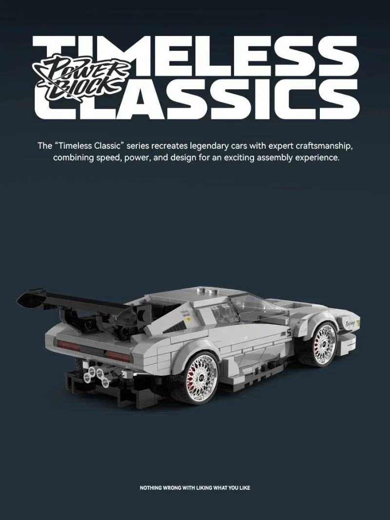 Beroemde Stad Retro Technische Snelheid Sportwagen Bouwstenen Converteerbare Montage Bricks Model Speelgoed Kid Gift Set