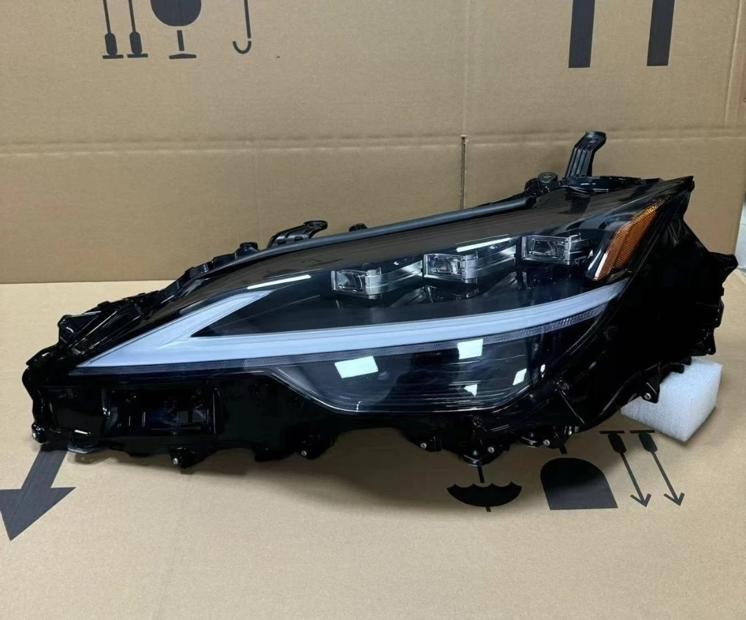 Fit For Lexus LS500 Headlight 2021-2025 LS Headlights Triple Lens Matrix LED Headlight Assembly For Lexus LS Headlamp EU Version