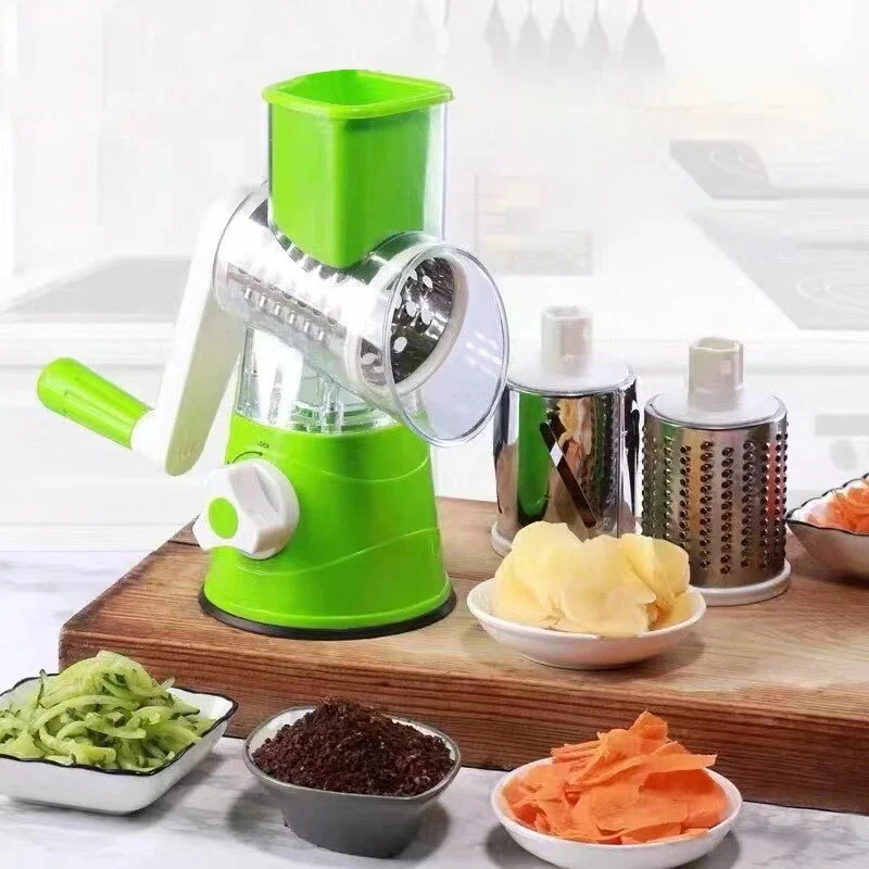 Manual Rotary Cheese Grater for Vegetable Cutterr Hand Crank Potato Slicer Home Kitchen Shredder Grater Kitchen Accessories