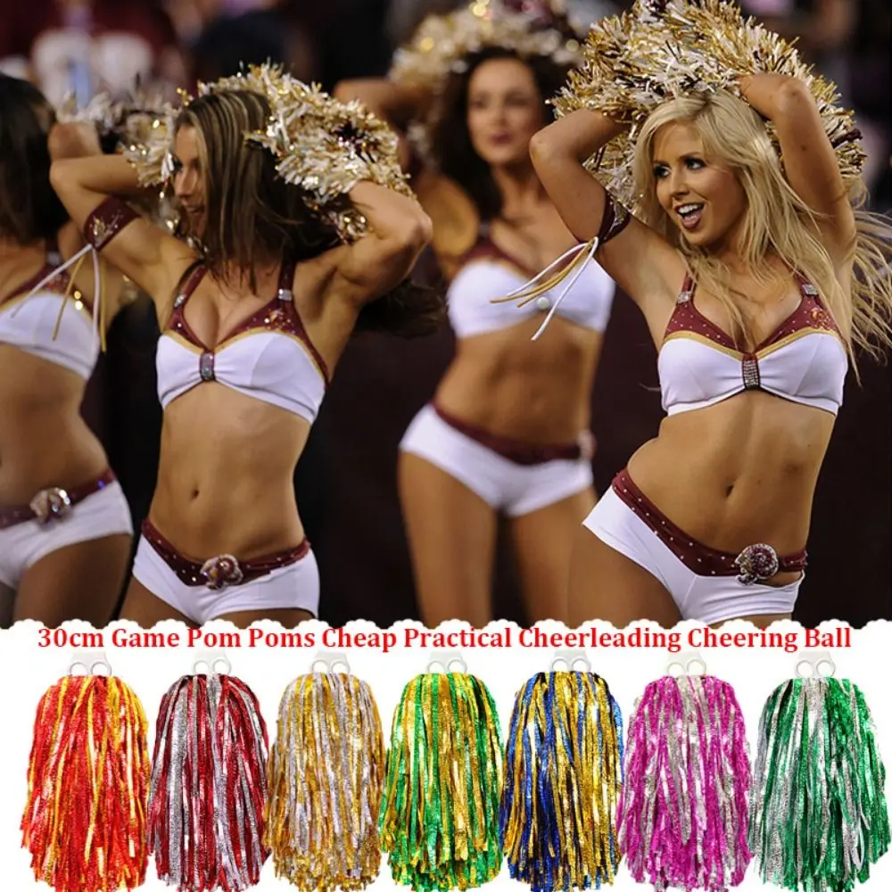 جديد 30 سنتيمتر لعبة بوم بومس متعدد الألوان PET رخيصة العملي التشجيع تأتي على الدعائم الهتاف الكرة الرقص حفلة موسيقية ديكور #4
