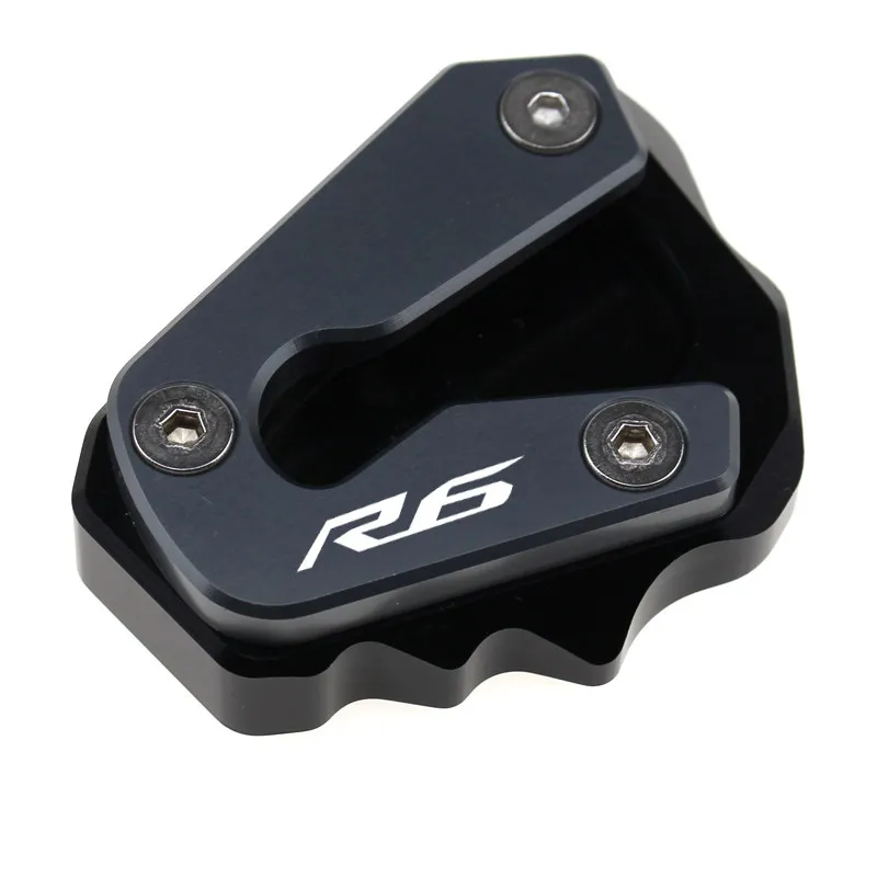 Fit For YAMAHA YZF-R6 YZF R6 R 6 2017-2022 2020 Stand Motorcycle Accessories Kickstand Sidestand Stand Extension Enlarger Pad