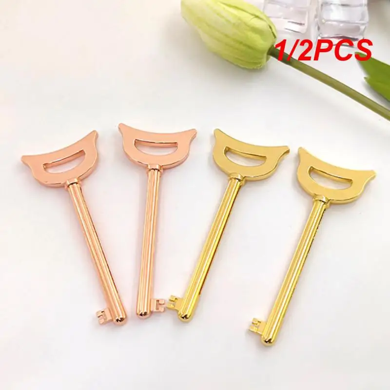 1/2PCS Pigment Portable Extruder Creative Convenient Bathroom Tools Zinc Alloy Hand Cream Simple Toothpaste Squeezer