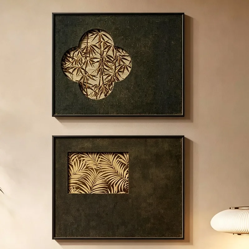 Luxury Meter Box Cover Wall Decoration Painting Retro Living Room Wall Ornament Flip Open Mural Home Electric Meter Case Covers