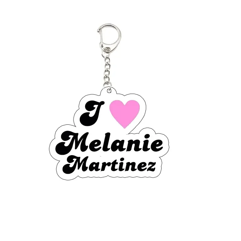 Melanie Martinez-Acrílico Pingente Chaveiro, Cute Bag Ring, Sunny Keyring, Acessórios para Saco