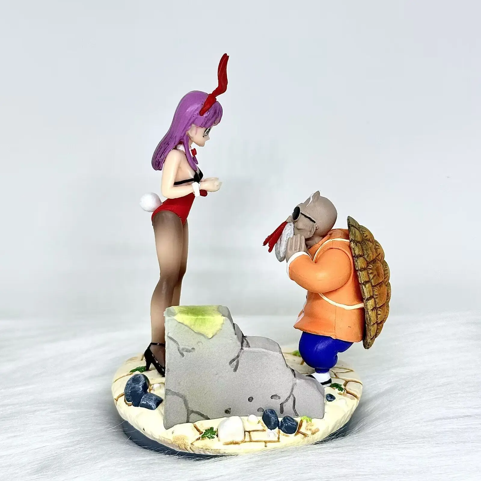 Anime Dragon Ball Figuras, Mestre Kame, Son Goku, Bulma, Estatuetas, Estátua, modelo boneca, Kids Brinquedos, Fans Ornamento, Presentes, Novo, 10cm