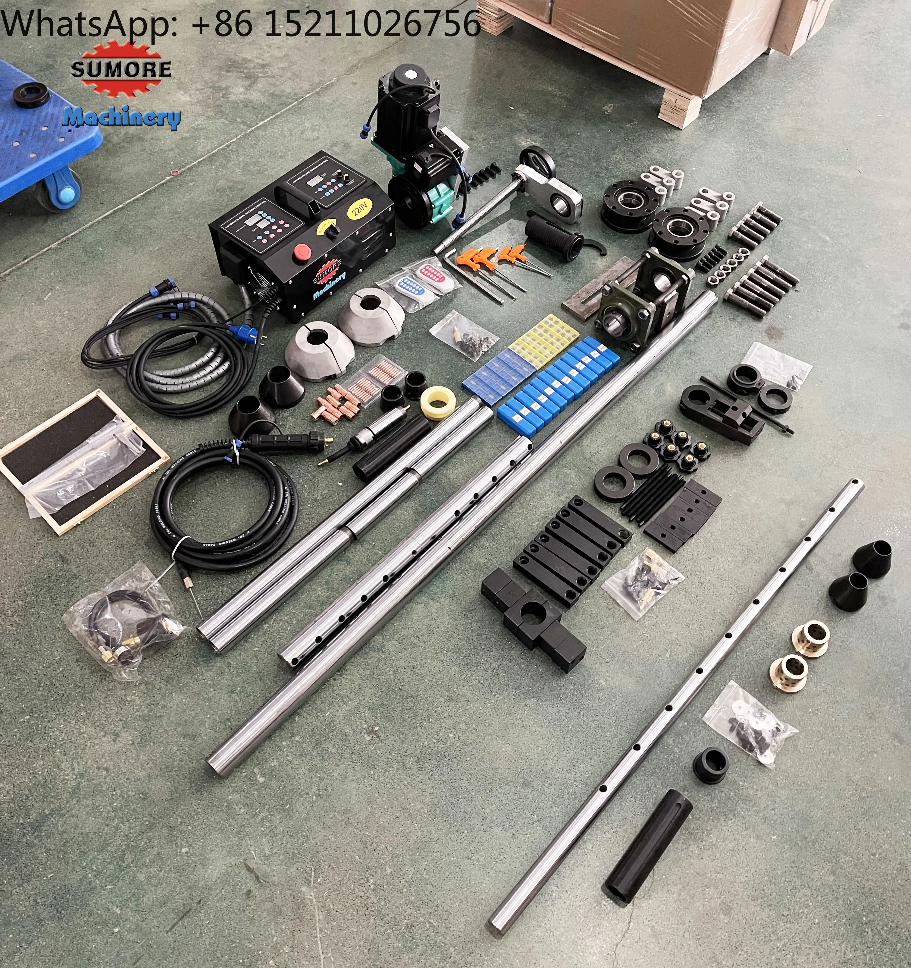 SP50 Automatic Portable Line Boring Machine and Bore Welding Boring Machines for Sale 40-300mm 2 in 1 Line Bore Welding Machine