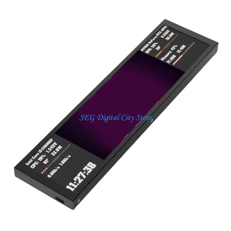 

U75B 9,2-футовый компьютер Наблюдение за выполнением Отображение температуры процессора в реальном времени и индикаторы для