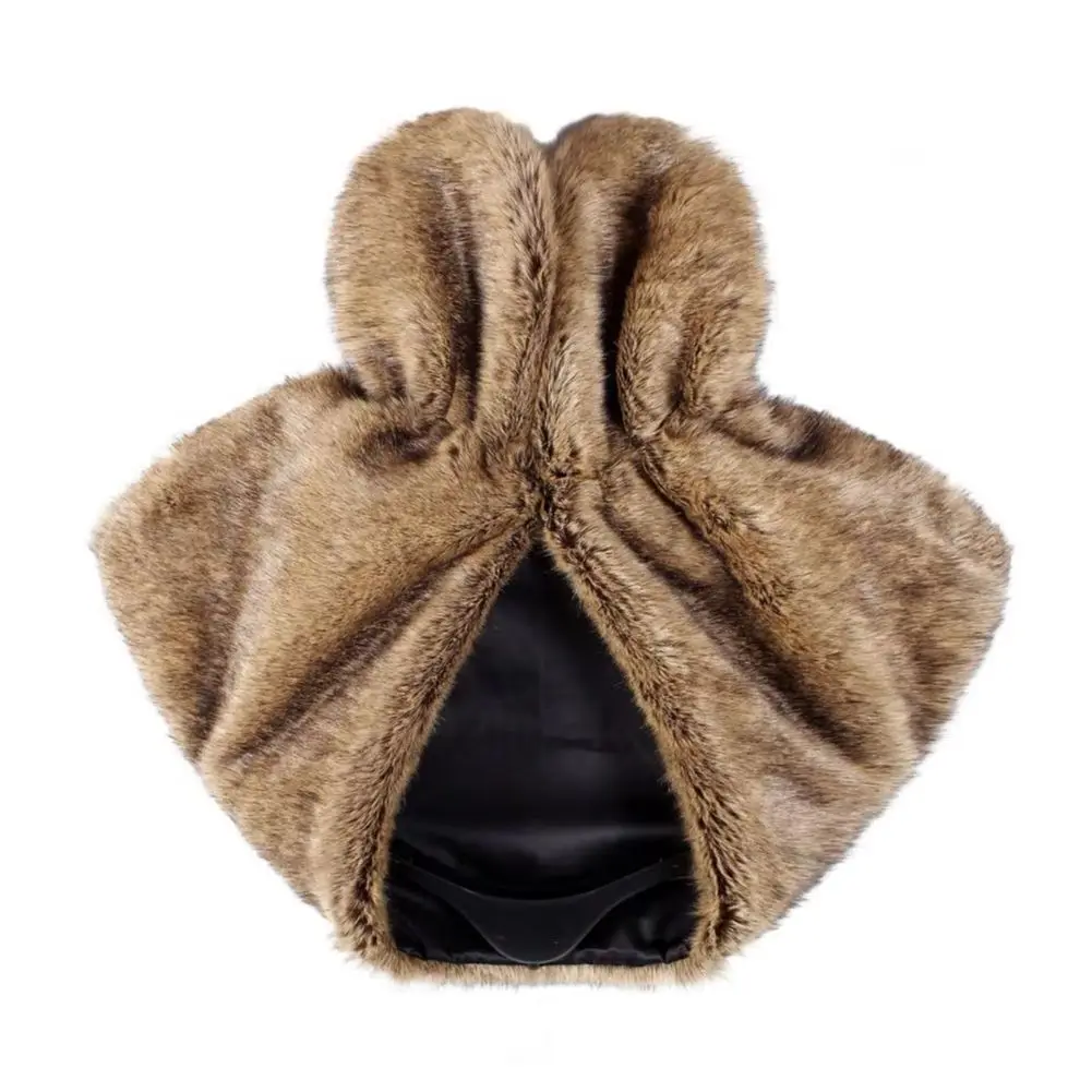 

Thermal Shawl Women Autumn Winter Artificial Fur Shawl Solid Color Thickened Warm Coldproof Cape Coat Formal Party Shawl