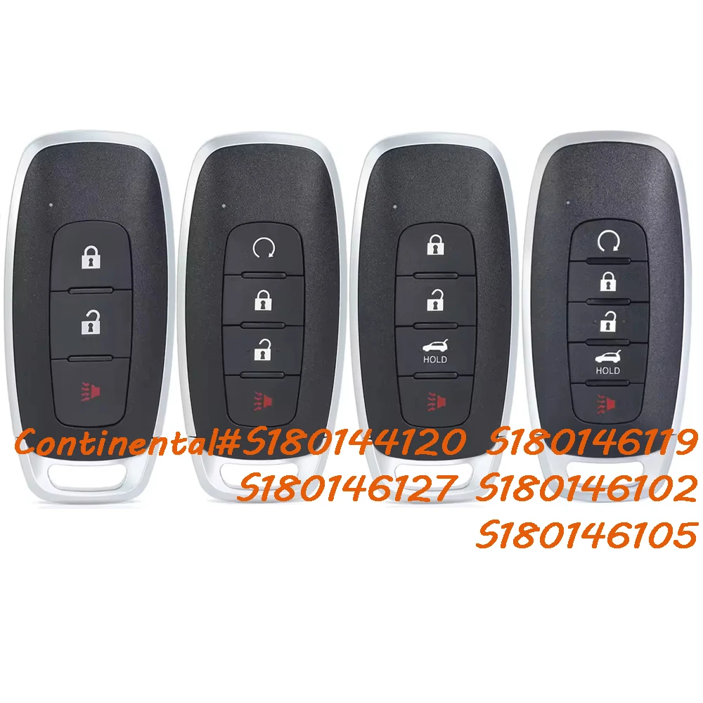 

S180144120 S180146119 S180146127 S180146102 Remote Key Fob for Nissan Aryia Versa Pathfinder Rogue Kicks X-Trail S180146105