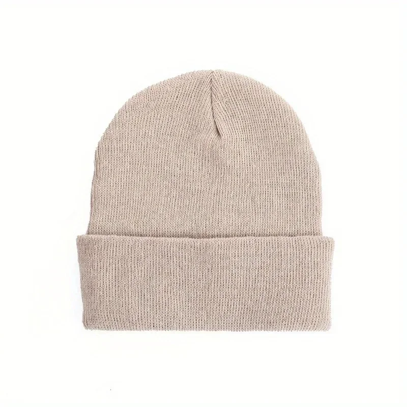 Solid Color Warm Woolen Hat, Confinement Hat,suitable for Skiing, in Cold Places, Unisex