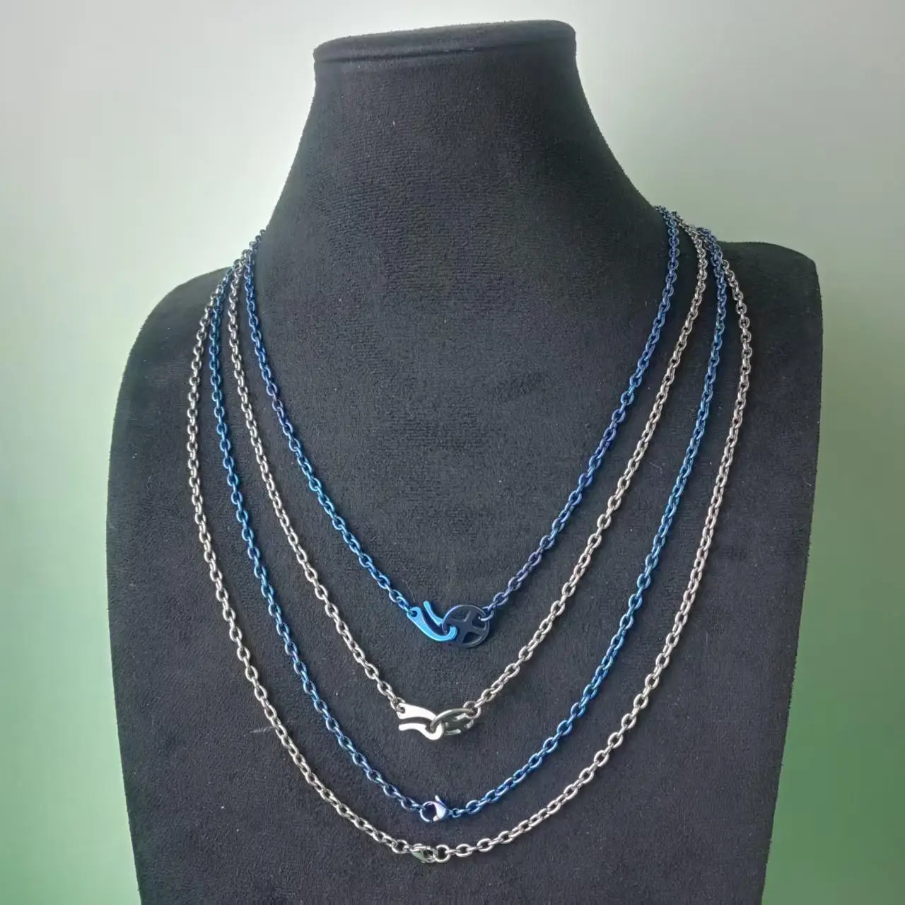 

3.5mm/4.5mm pure titanium O-chain sweater, women's necklace, waterproof, anti allergic, lightweight