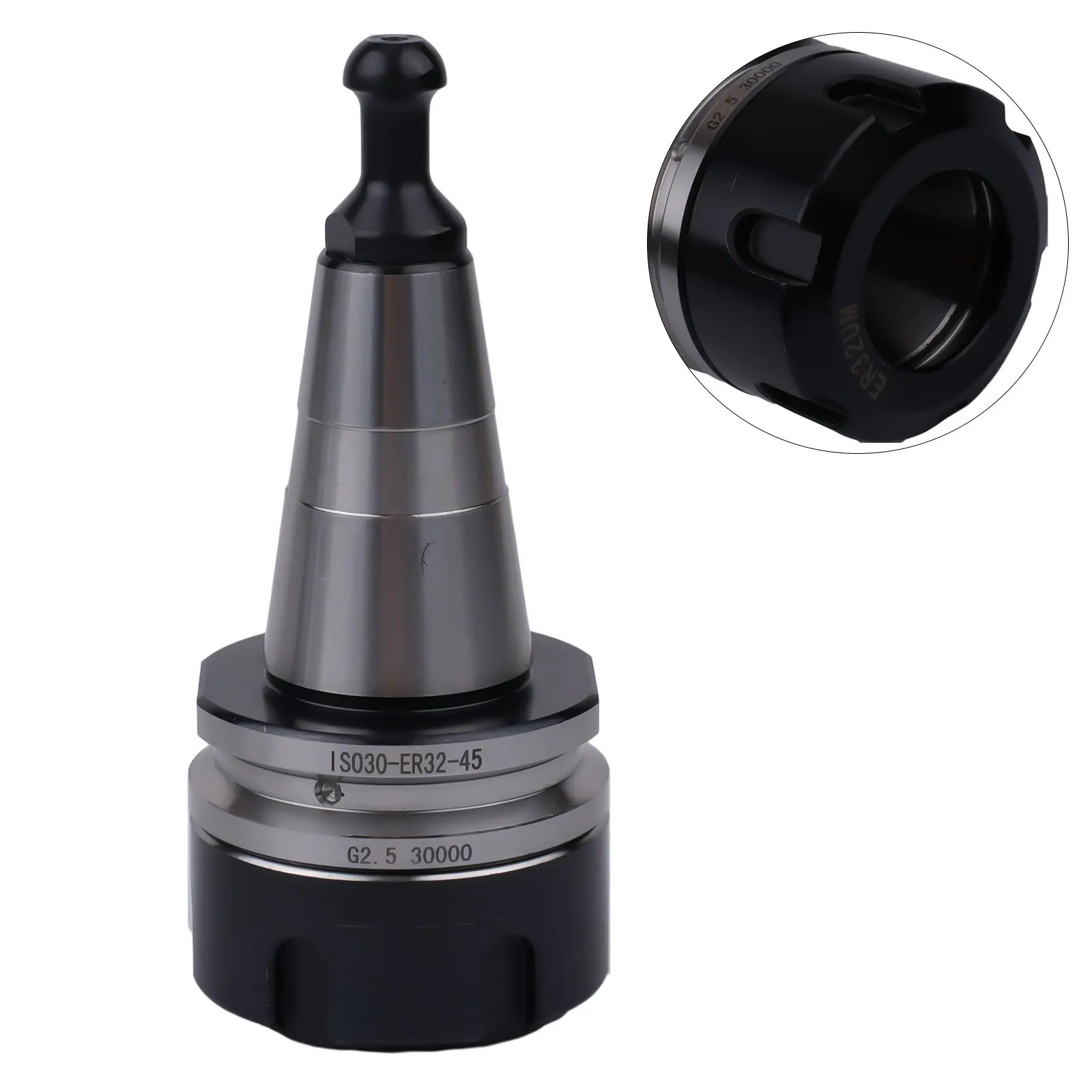 Сверлильные станки ER32 Балансировочная цанга Нет 30000 об/мин Черные шлифовальные станки ISO30-ER32 Токарные станки