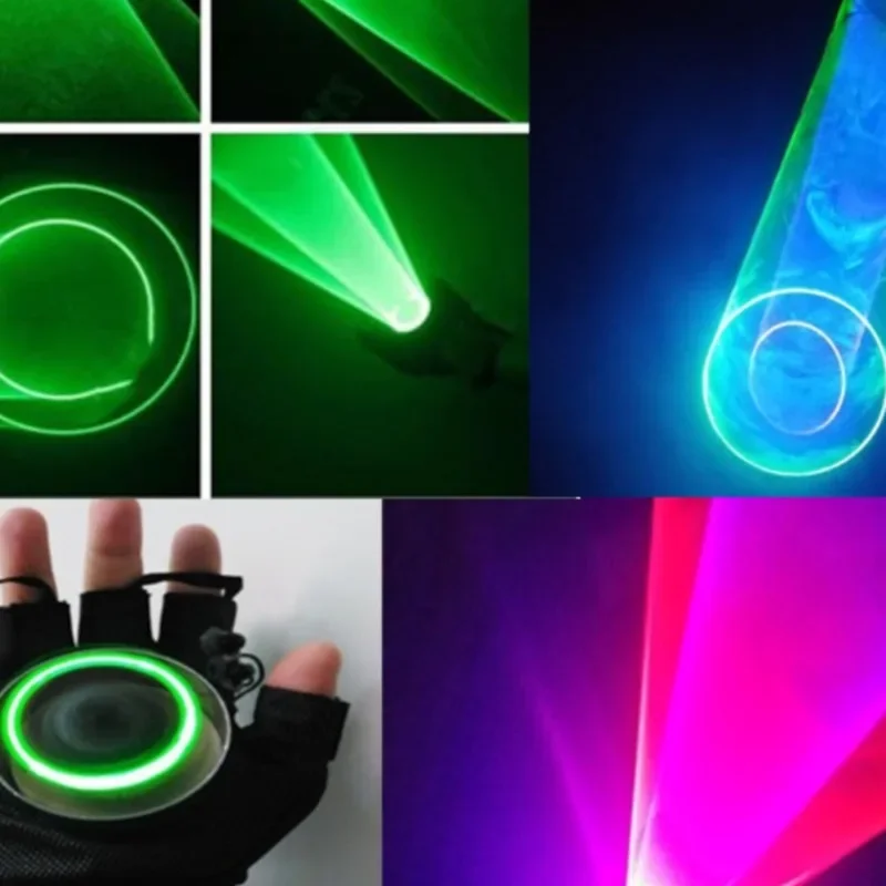 

RGB Vortex Laser Gloves LED Light Gloves for Stage Performances Nightclub Dancer Costumes Gifts Perfect for Party Show