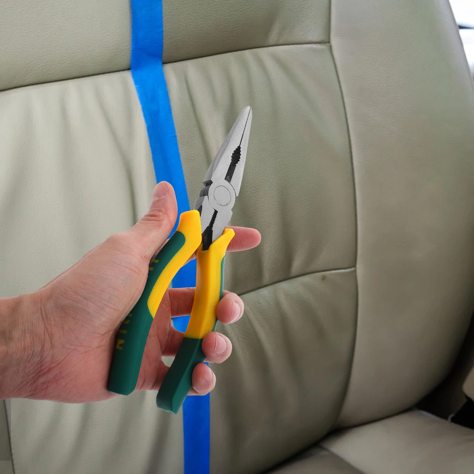 

Car Seat Caliper Needle Nose Pliers Gap Filler Cage Clamp Tool Durable Material Efficient Design Easy Installation Versatile