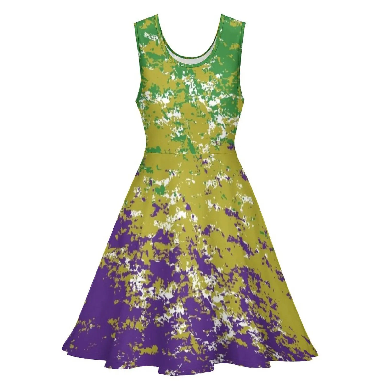 Mardi Gras King Cake Sleeveless Dress wedding dresses for woman prom clothes