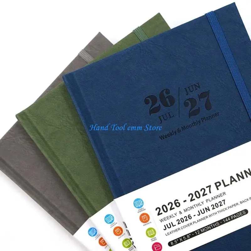 H37F Schedule Planner With Monthly Weekly Layouts Great For Students & Professional