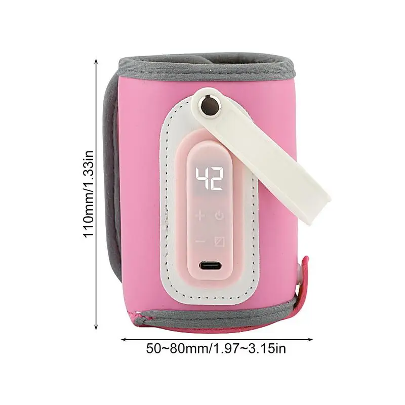 USB Milk Warmer para o leite materno, Saco quente, Manteiga De Calor De Garrafa De Enfermagem, Tampa De Isolamento