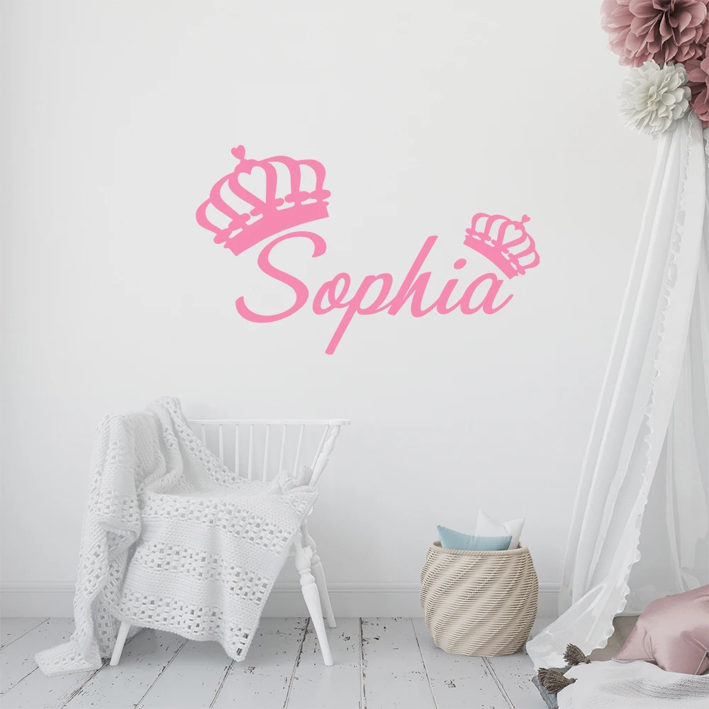 1pc  Style Personalize Custom Name Art Sticker Waterproof Wall Stickers For Kitchen Wall Art MURAL