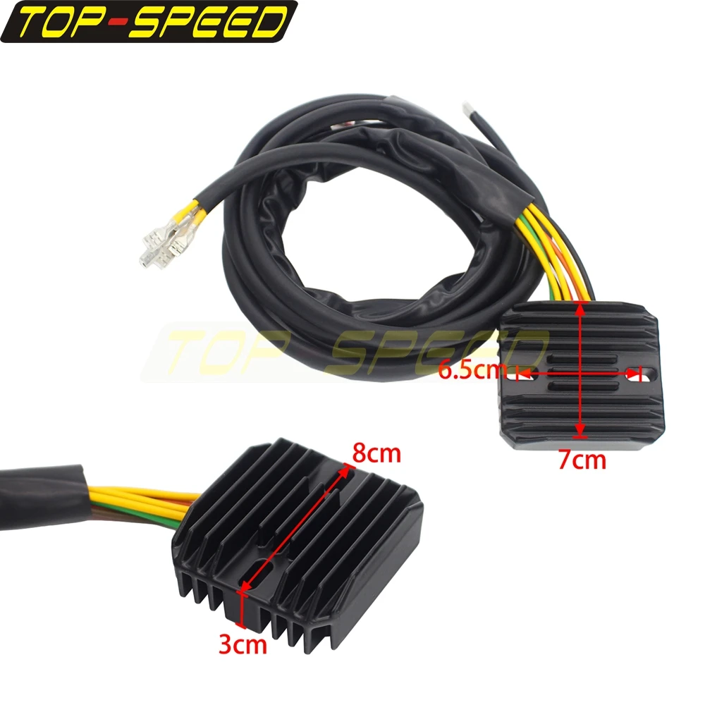 منظم المولد الأسود للدراجات النارية/المعدل لـ Moto Guzzi V35 BMW دراجة عادية R100 R90S R80ST R75/6 R65 R60/6 1977 1978