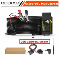 GODIAG GT107+ DSG Plus Gearbox Data Adapter with Voltage Current Display For DQ250 DQ200 VL381 VL300 DQ500 DL501 for Benz/BMW