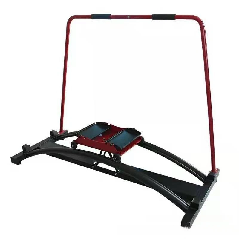 Indoor Ski Simulator Machine Winter Ski Training Equipment Home School Ski Resort Portable Warm-up Fitness Workout Gear