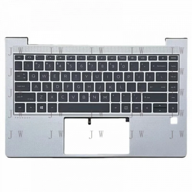 

DDZ HP ProBook 440 G8 445 G8 Верхний чехол для упора для рук | Серебро | Клавиатура США с подсветкой | M23769-001 | Для HP ProBook | 0658906135571