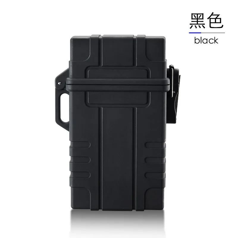 Outdoor Waterproof Windproof Cigarette Case 20 Creative Cigarette Case USB Rechargeable Lighter Gadgets for Men Technology